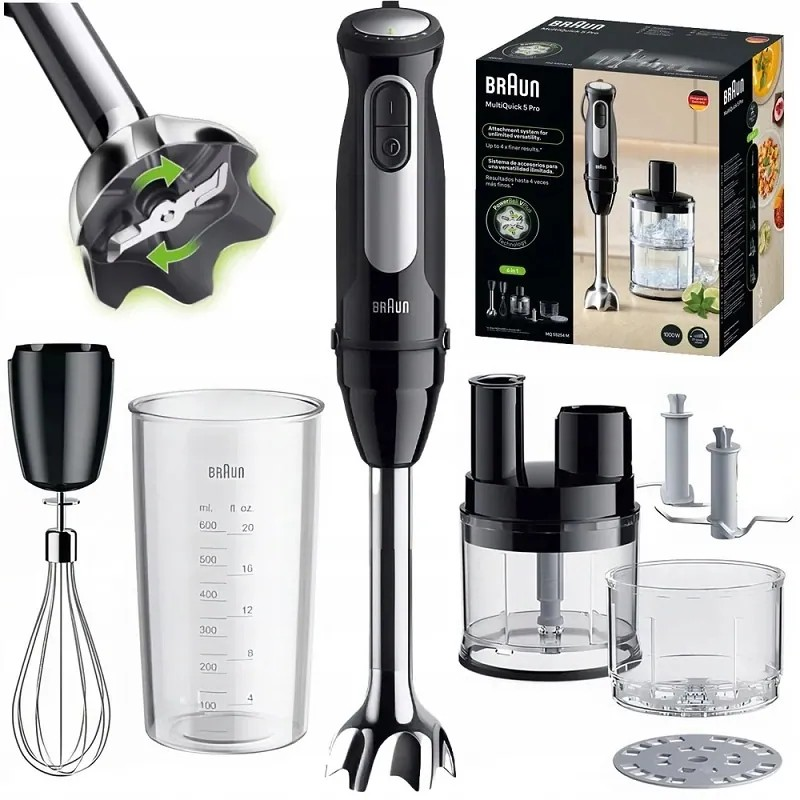 iqhpm9pm Braun MultiQuick 5 Pro Hand Blender MQ 55254MBK - Image 1