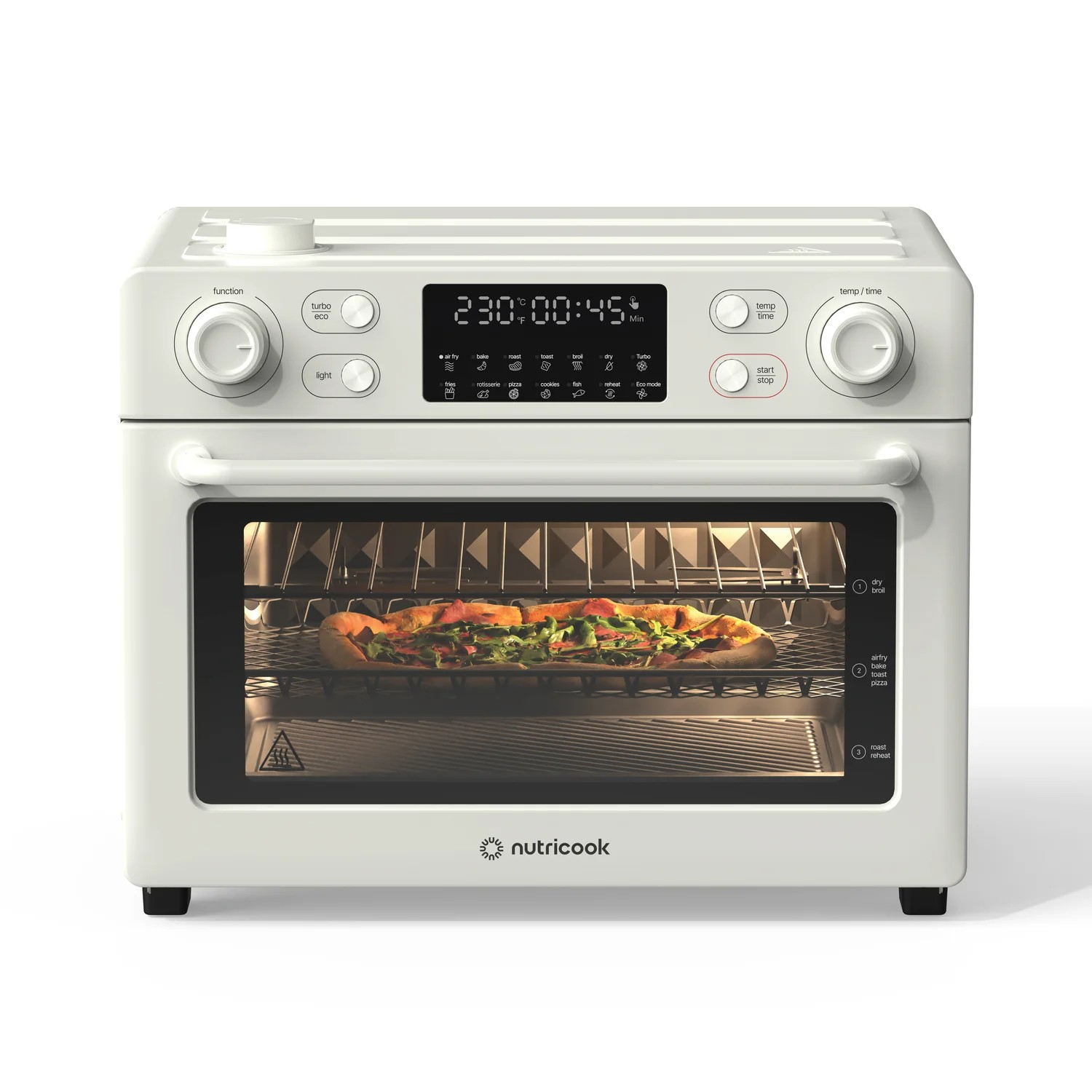 frjg9coj Nutricook Baker's Oven- 30L | Air Fryer + Toaster Oven NC-AFTO330B - Image 1