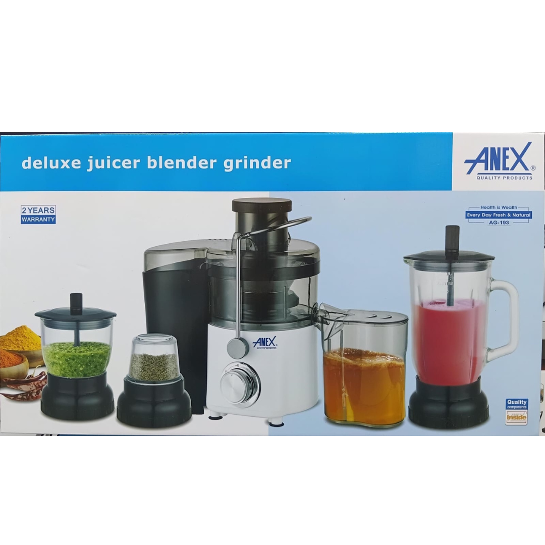 qxr09qnl Anex Deluxe Juicer – Blender & Grinder AG-193GL - Image 1