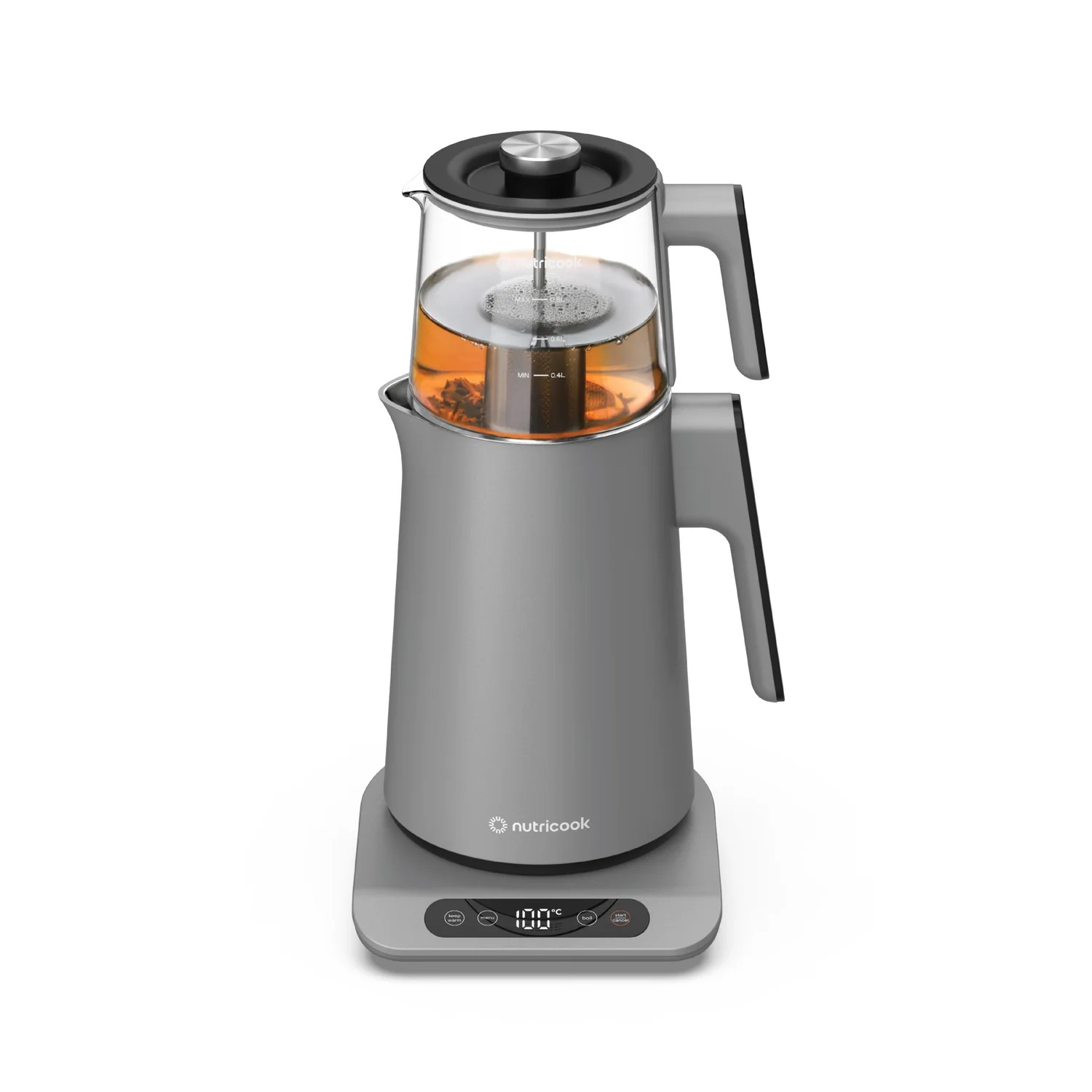 x912ar5l Nutricook 2-in-1 Kettle & Tea Maker NC-KTM330G - Image 1