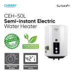 Cherry Digital Watt Control & Temperature Control Electric Water Heater CEH-50 D - Image 2
